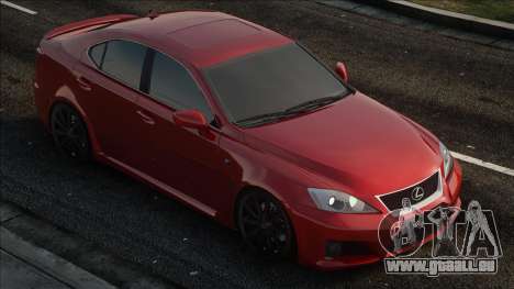 Lexus IS-F Red pour GTA San Andreas