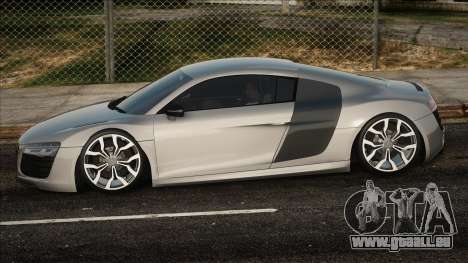 Audi R8 2013 Silver für GTA San Andreas