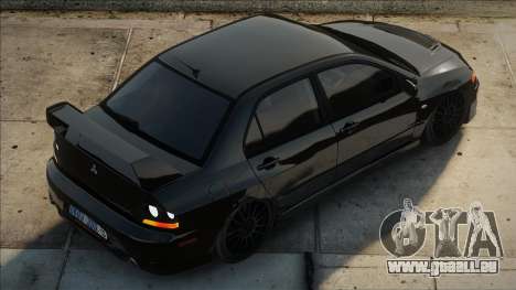 Mitsubishi Lancer Evolution IX Blek pour GTA San Andreas