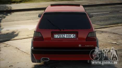 Volkswagen Golf 2 RED pour GTA San Andreas