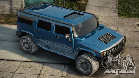 Hummer H2 Blue pour GTA San Andreas