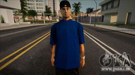 Blue T-Shirt Mann pour GTA San Andreas