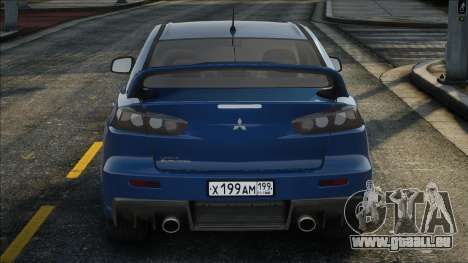 Mitsubishi Lancer Evolution Blu pour GTA San Andreas