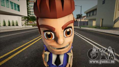 Barry Steakfries from Jetpack Joyride Skin pour GTA San Andreas