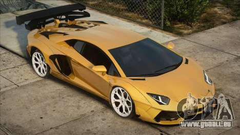 Lamborghini Aventador LP700-4 Yellow Stock pour GTA San Andreas