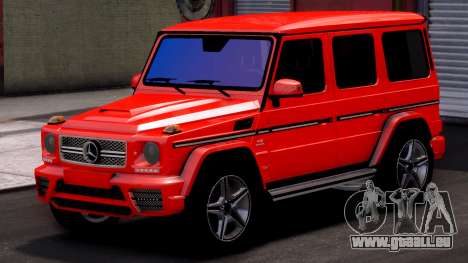 Mercedes-Benz G Class G65 AMG Red pour GTA 4