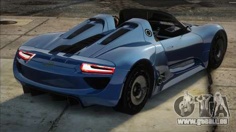 Porsche 918 Spyder Concept Study Nero Interior für GTA San Andreas