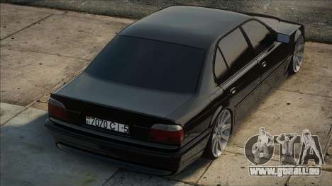 BMW E38 Schwarz auf Lager für GTA San Andreas