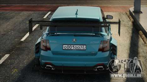 Skoda Octavia VRS BLue für GTA San Andreas