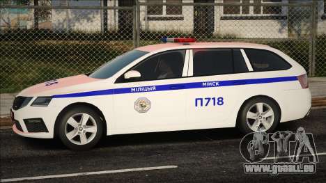 Skoda Octavia VRS MILITSIYA MINSK für GTA San Andreas