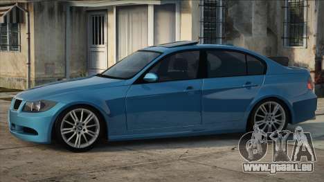 BMW e90 Blue pour GTA San Andreas