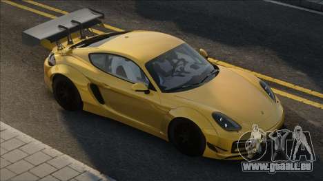 Porsche Cayman GTS 2015 Yellow pour GTA San Andreas