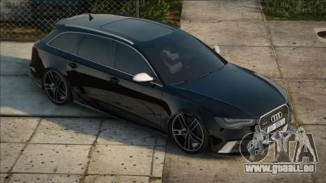 Audi RS6 Blek pour GTA San Andreas