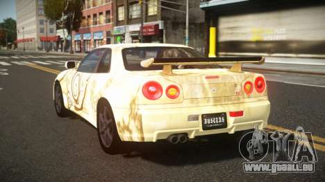 Nissan Skyline R34 Heroshi S12 pour GTA 4