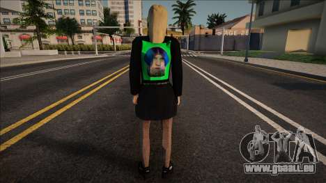 Mädchen mit Halloween-Make-up für GTA San Andreas