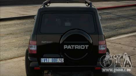 UAZ Patriot Noir pour GTA San Andreas