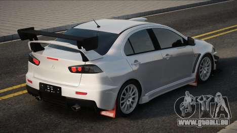 Mitsubishi Lancer Evolution 10 White für GTA San Andreas