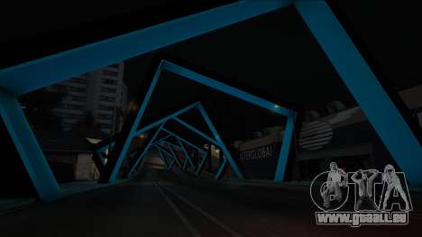 Arches carrées au néon à Los Santos pour GTA San Andreas