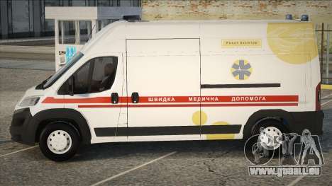 Fiat Ducato Ukrainian Ambulance für GTA San Andreas