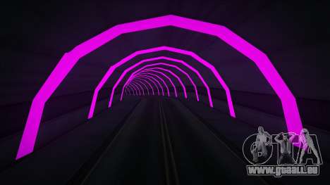 Neonstraße und Tunnel in Los Santos für GTA San Andreas