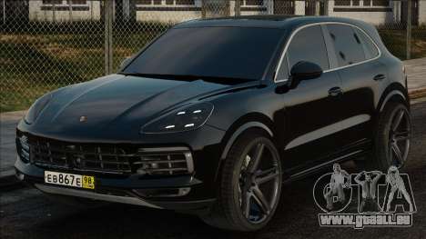 Porsche Cayenne Turbo Blek pour GTA San Andreas