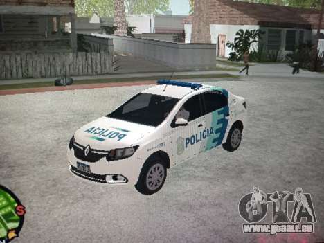 Renault Logan Police pour GTA San Andreas