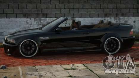 BMW M3 E46 Cabrio Blek pour GTA San Andreas