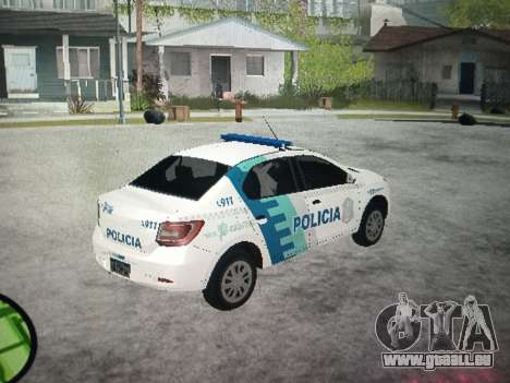 Renault Logan Police pour GTA San Andreas