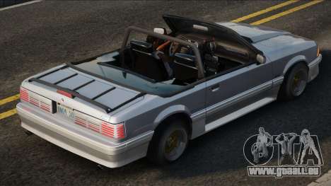 1987 Ford Mustang GT 5.0 Convertible für GTA San Andreas