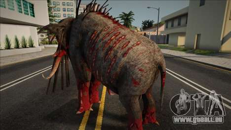 Elefante infectado del juego Zoochosis pour GTA San Andreas