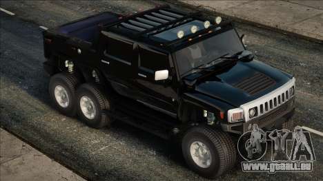 Hummer H6 Sut Pickup Blek für GTA San Andreas