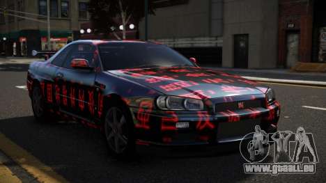 Nissan Skyline R34 Heroshi S13 für GTA 4