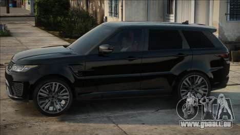 Land Rover Range Rover SVR Black pour GTA San Andreas