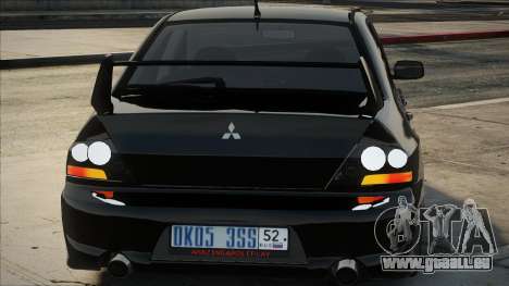 Mitsubishi Lancer Evolution IX Blek pour GTA San Andreas