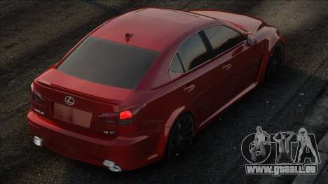 Lexus IS-F Red pour GTA San Andreas