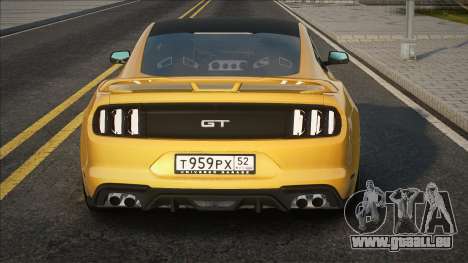 2018 Ford Mustang GT [Yellow] pour GTA San Andreas