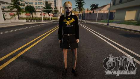 Fille maquillée pour Halloween pour GTA San Andreas