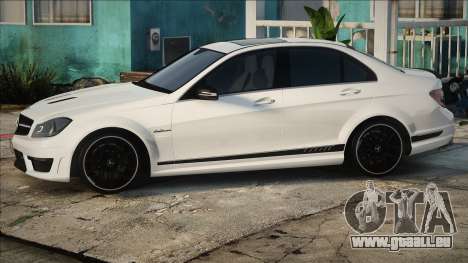 Mercedes-Benz C63 AMG WhITee pour GTA San Andreas