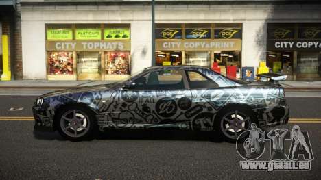 Nissan Skyline R34 Heroshi S14 für GTA 4