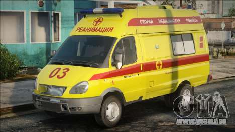 GAZelle 32214 Ambulance - Réanimation pour GTA San Andreas