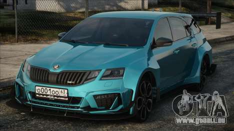 Skoda Octavia VRS BLue für GTA San Andreas