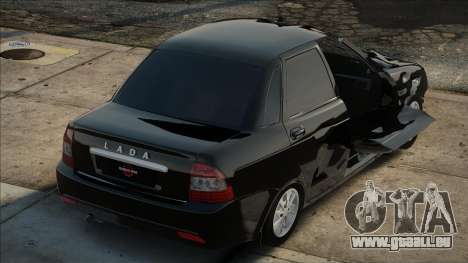 Lada Priora Black à Stoke après un accident pour GTA San Andreas