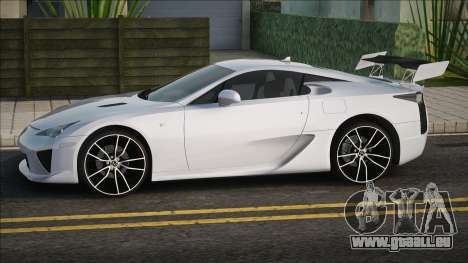 Lexus LFA 2010 White pour GTA San Andreas