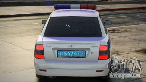 LADA Priora DPS Blanc pour GTA San Andreas