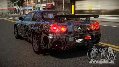 Nissan Skyline R34 Heroshi S14 für GTA 4