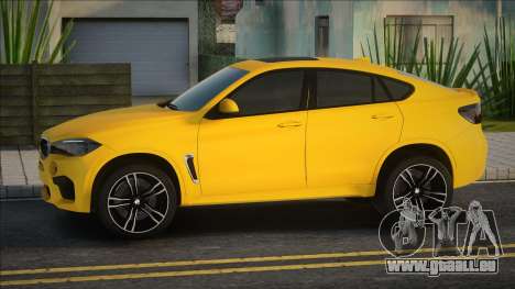 2016 BMW X6M (F16) Yellow für GTA San Andreas