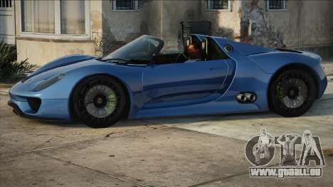 Porsche 918 Spyder Concept Study Nero Interior pour GTA San Andreas