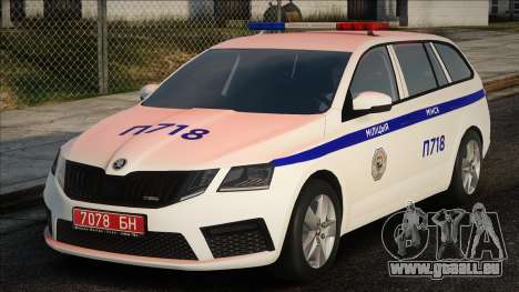 Skoda Octavia VRS MILITSIYA MINSK für GTA San Andreas