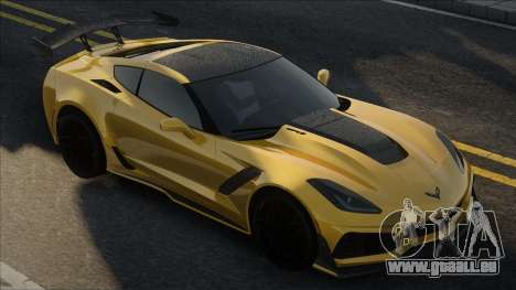 Chevrolet Corvette ZR1 2019 Yellow für GTA San Andreas