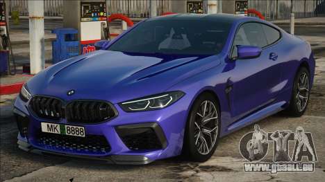 BMW M8 Competition Blue pour GTA San Andreas